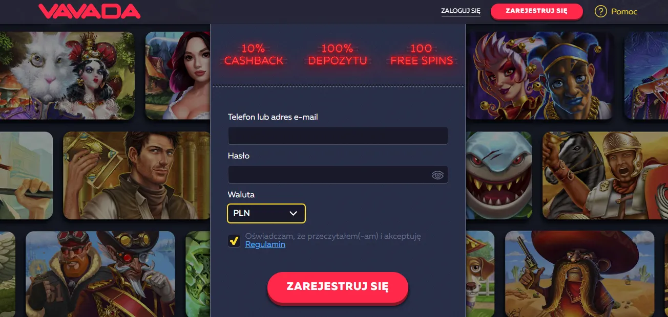 Vavada Casino płatności BLIK Polska